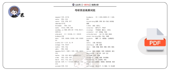 27考研英语高频词组
