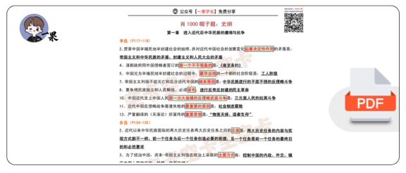 27考研肖1000帽子题:史纲(空卡)