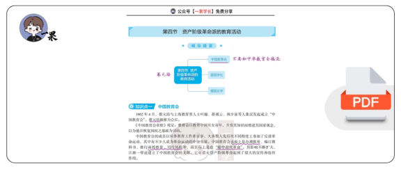 27考研丹丹中教史 资产阶级革命派的教育活动