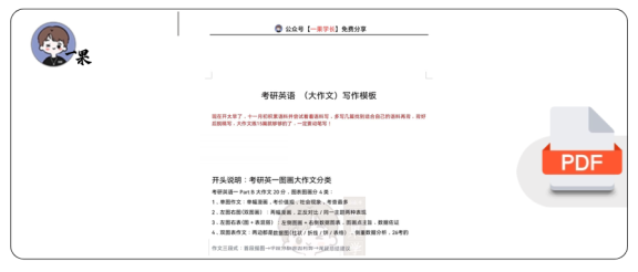 27考研英语大作文写作模版
