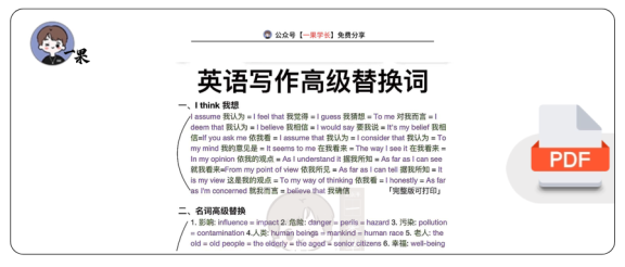 27考研英语写作高级替换词汇