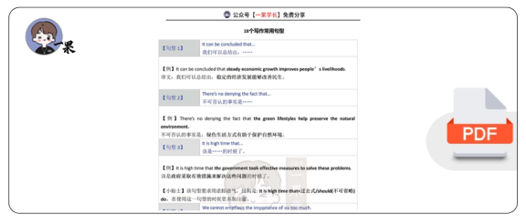27考研18个考研英语作文常用句型