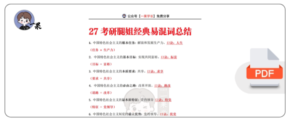 27考研腿姐经典易混词总结