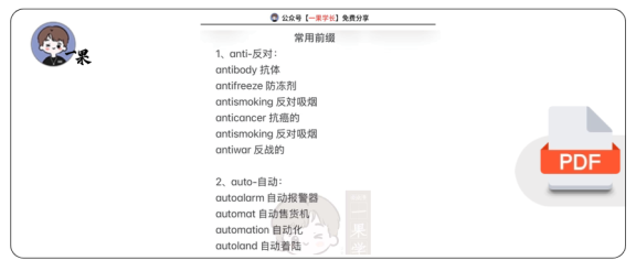 27考研英语词汇常用前缀